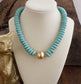 Azure Accent Beaded Necklace