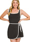 **MORE COLORS** Biggest Fan Scuba Wrap Dress with Shorts