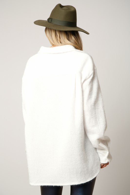 PEACH LOVE: Stargazer Button Down Tunic