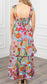 Floral Print Ruffle Tier Maxi Dress