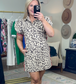 Perfectly Fine Animal Print Shirt Dress