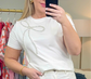 Laid Back Luxe Bow Embellished Tee