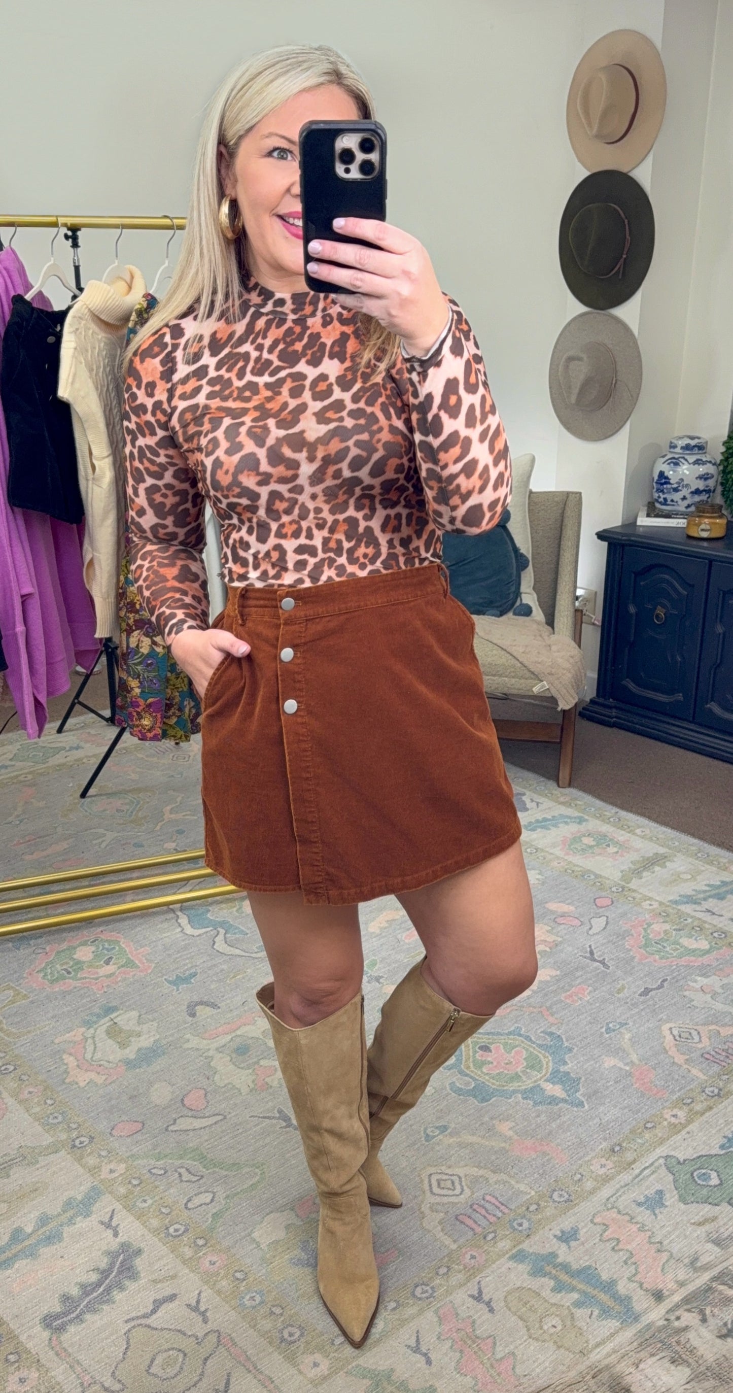 Her Wild Ways Leopard Print Top