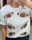 She’s Got Game Sequin Football Tee