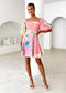 Color Your World Belted Mini Dress