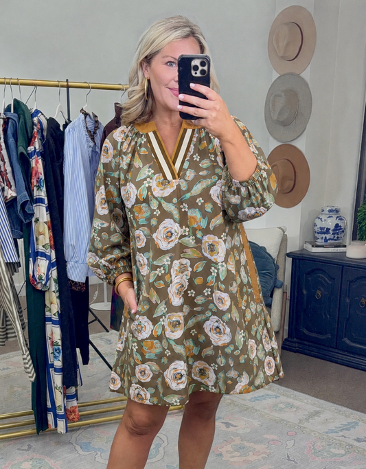 Estate of Mind Floral Print Dress