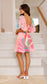 Color Your World Belted Mini Dress