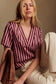 First Impression Colorblock Stripe Blouse