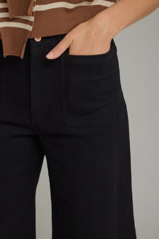 ENTRO: Good Genes Wide Leg Denim