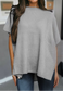 All Again Slouchy Knit Tunic Top