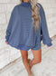 Line & Leisure Mock Neck Short Set