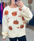 Pick of the Patch Sequin Pumpkin Oversized Pullover