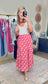 TCEC: Garden Gossip Floral Print Tiered Skirt