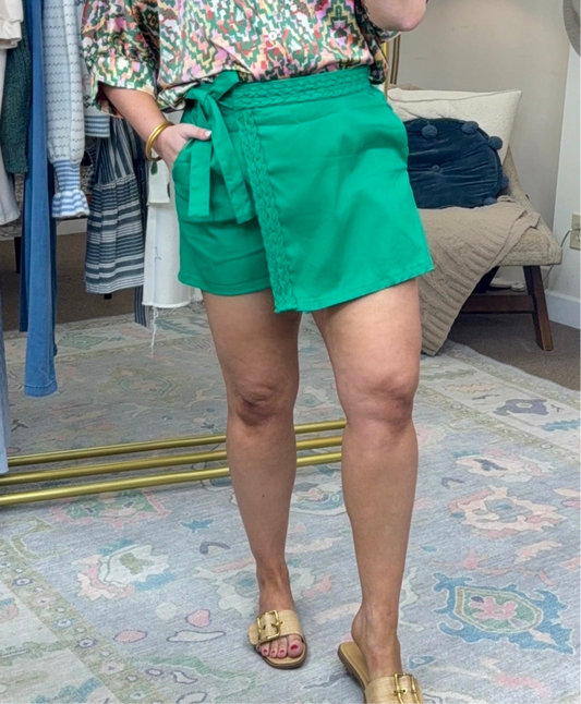 **MORE COLORS** True to You Wrap Skort