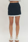 **MORE COLORS** Winning Streak Contrast Trim Skirt