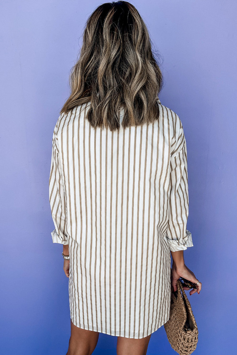 Capsule Cutie Stripe Shirt Dress