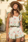 Embroidered Scallop Short Set