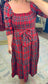 Red Tartan Nap Dress