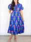 **MORE COLORS** Heart’s Content Printed Puff Sleeve Dress