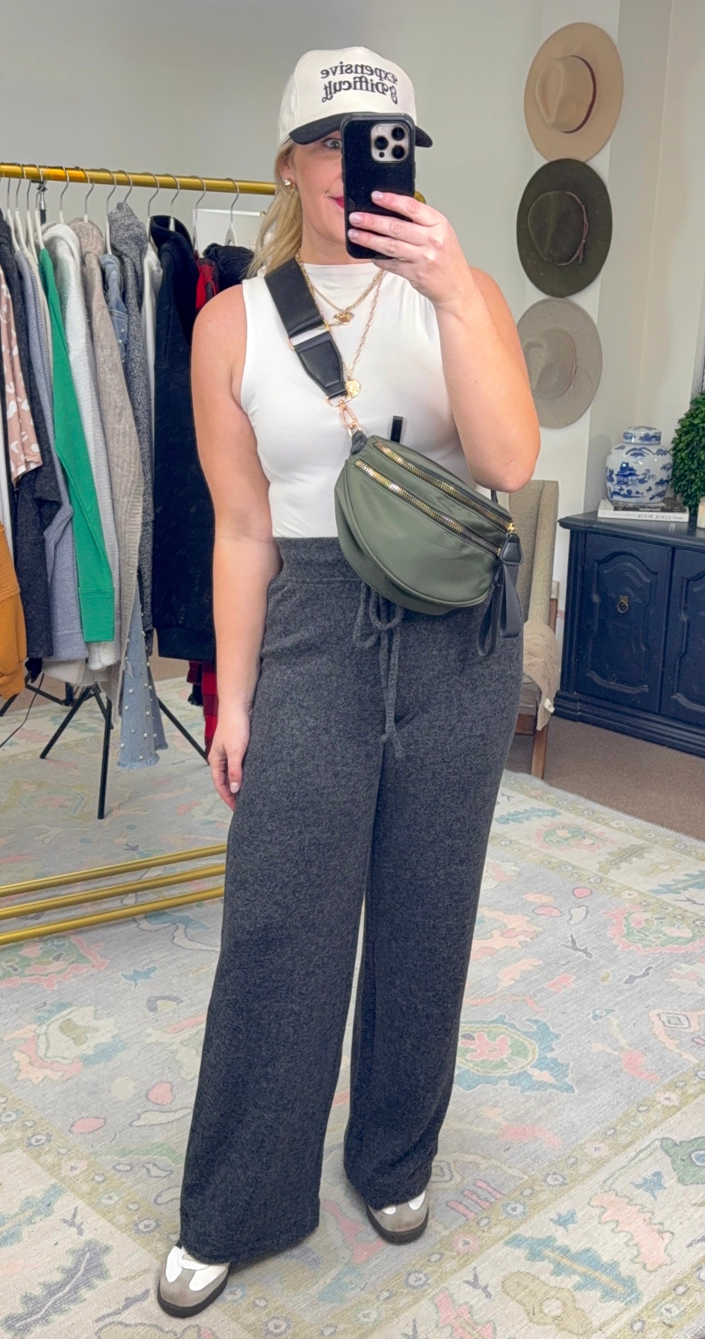 Staying In Tonight Brushed Knit Lounge Pants