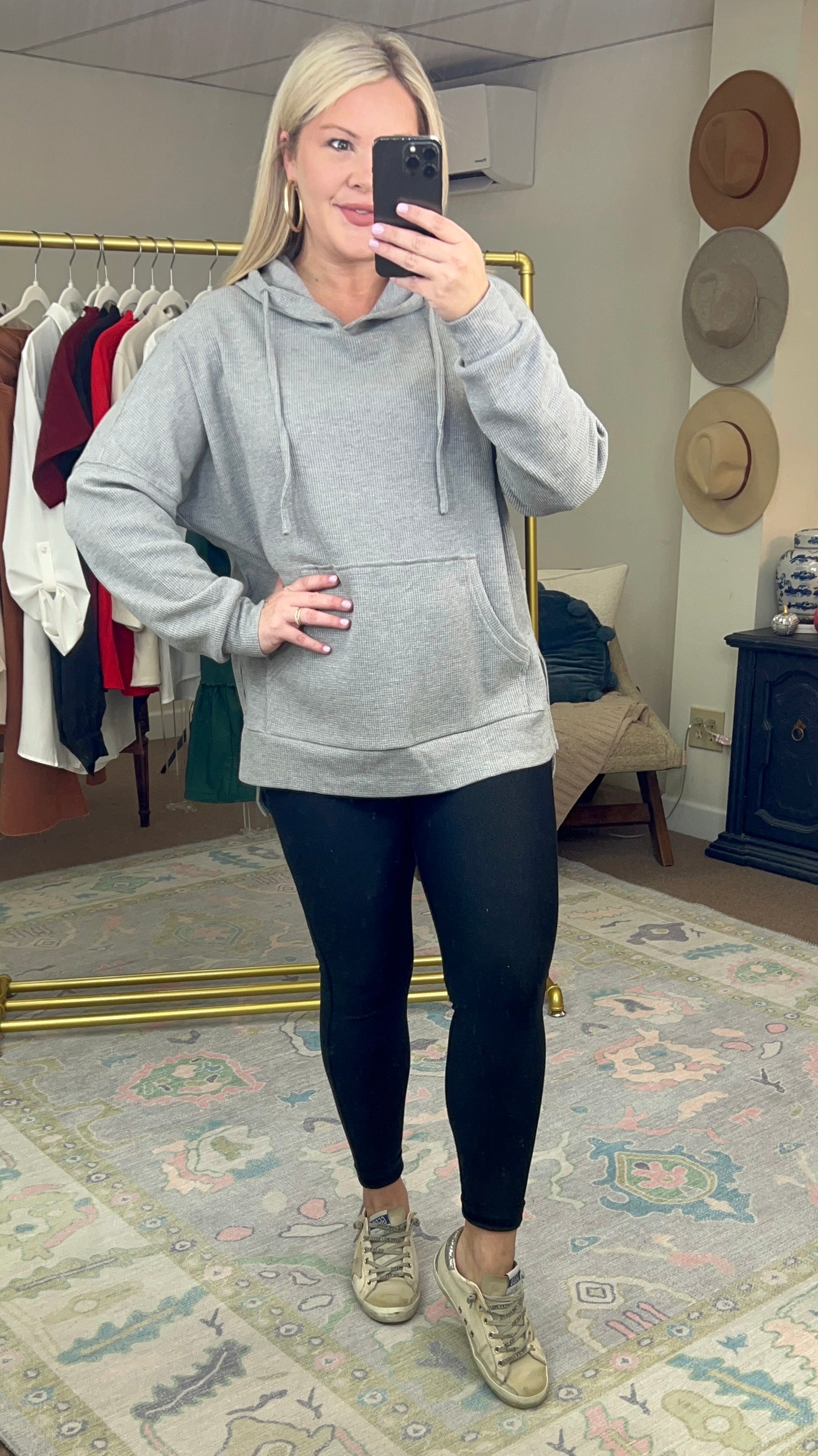**MORE COLORS** All Good Side Split Pullover Top