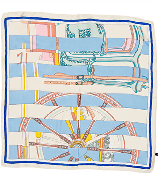 Regal Reins Multi Abstract Print Scarf