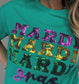 With My Krewe Mardi Gras Sequin Tee