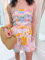 Pretty Petals Smocked Short Set