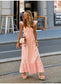 **More Colors** Makes Me Wonder Smocked Flutter Sleeve Maxi Dress