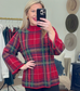 Family Tradition Plaid Mock Neck Sweater