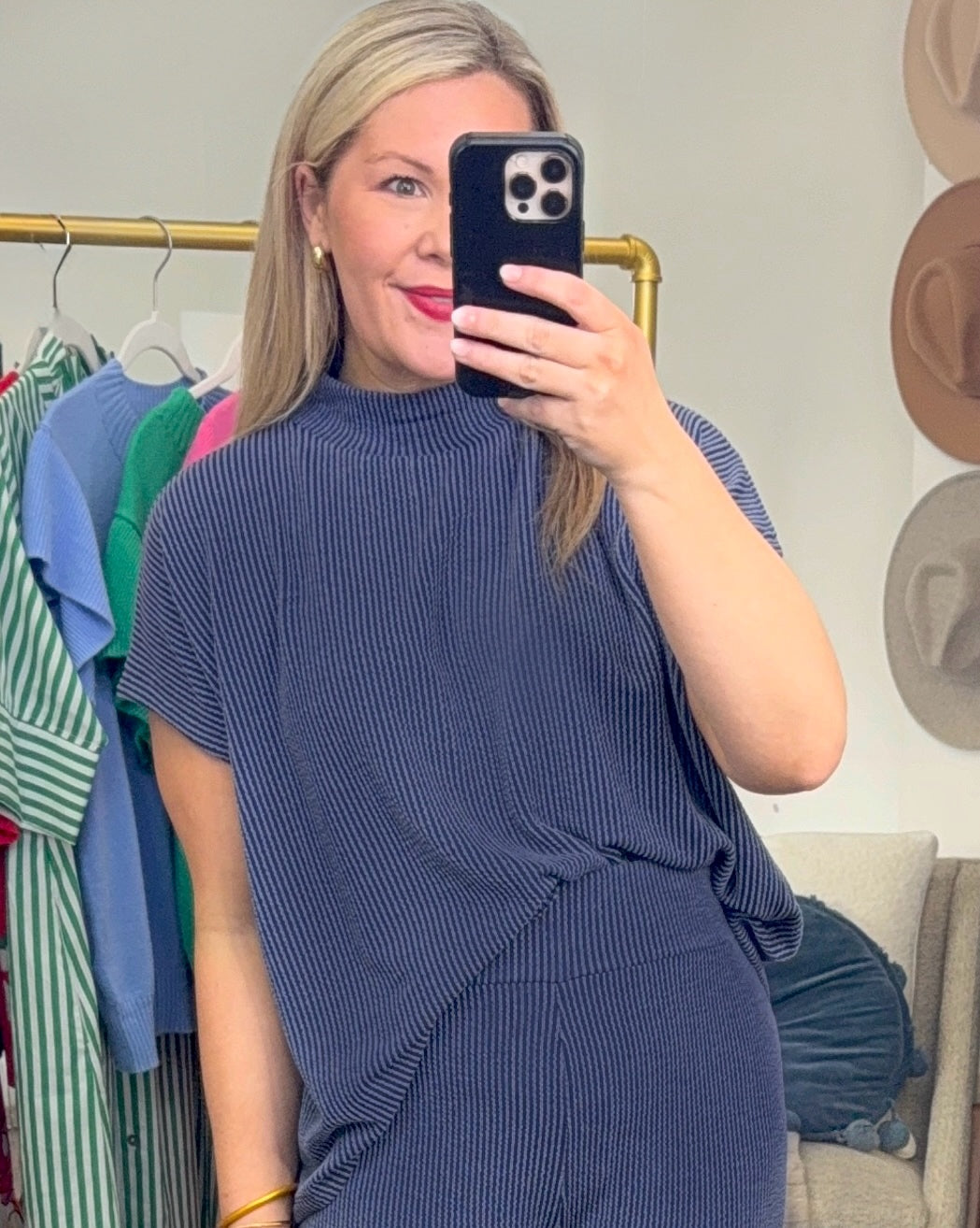 **MORE COLORS** Keep it Casual Ribbed Lounge Set