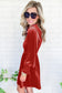 **MORE COLORS** Season’s Finest Smocked Frill Velvet Dress