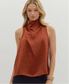 Main Attraction Drape Neck Blouse