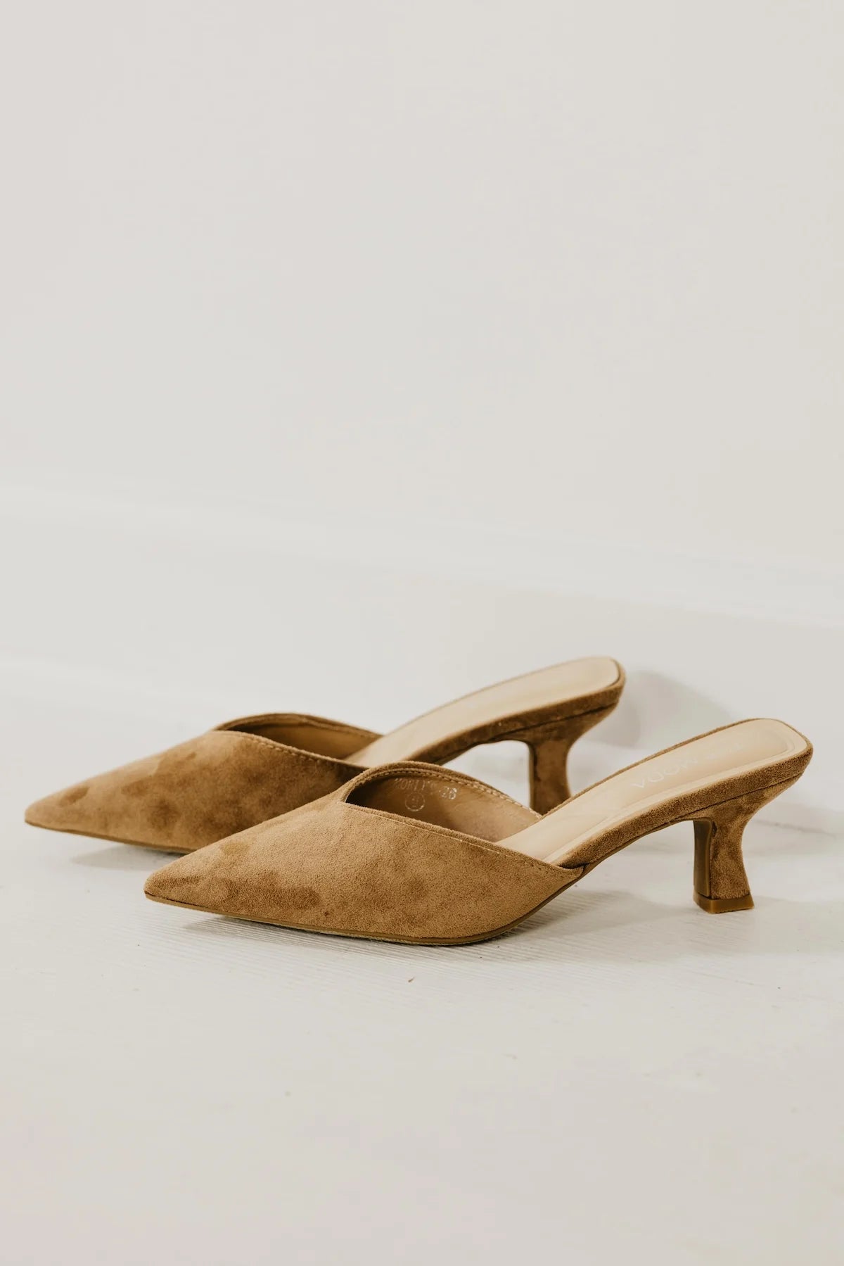 Fancy Feet Kitten Heel Mules
