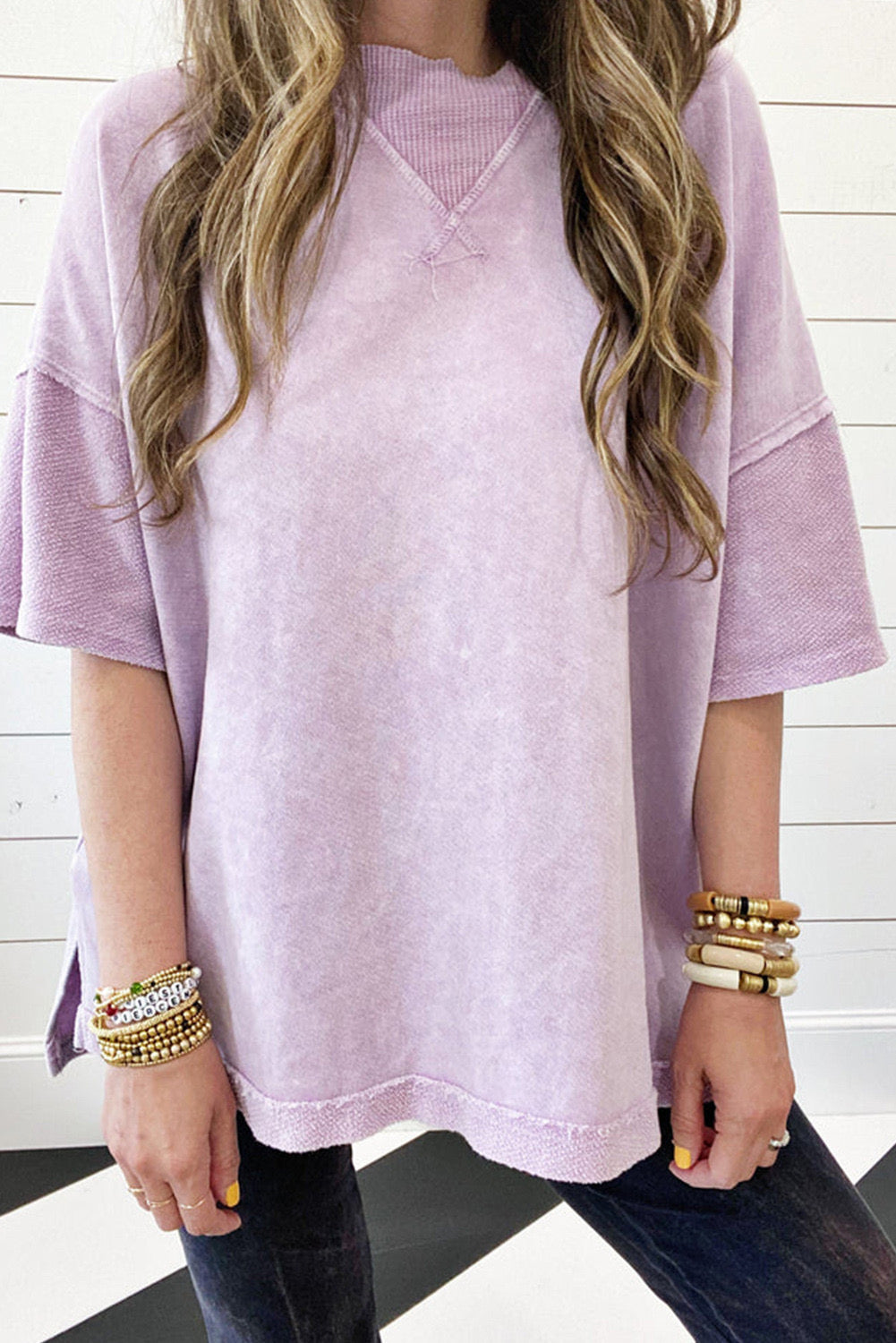 Mineral Wash Tunic Tee