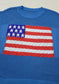 Patriotic & Proud Flag Open Knit Top