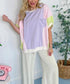 **MORE COLORS** Weekend Warrior Colorblock Drop Sleeve Tee