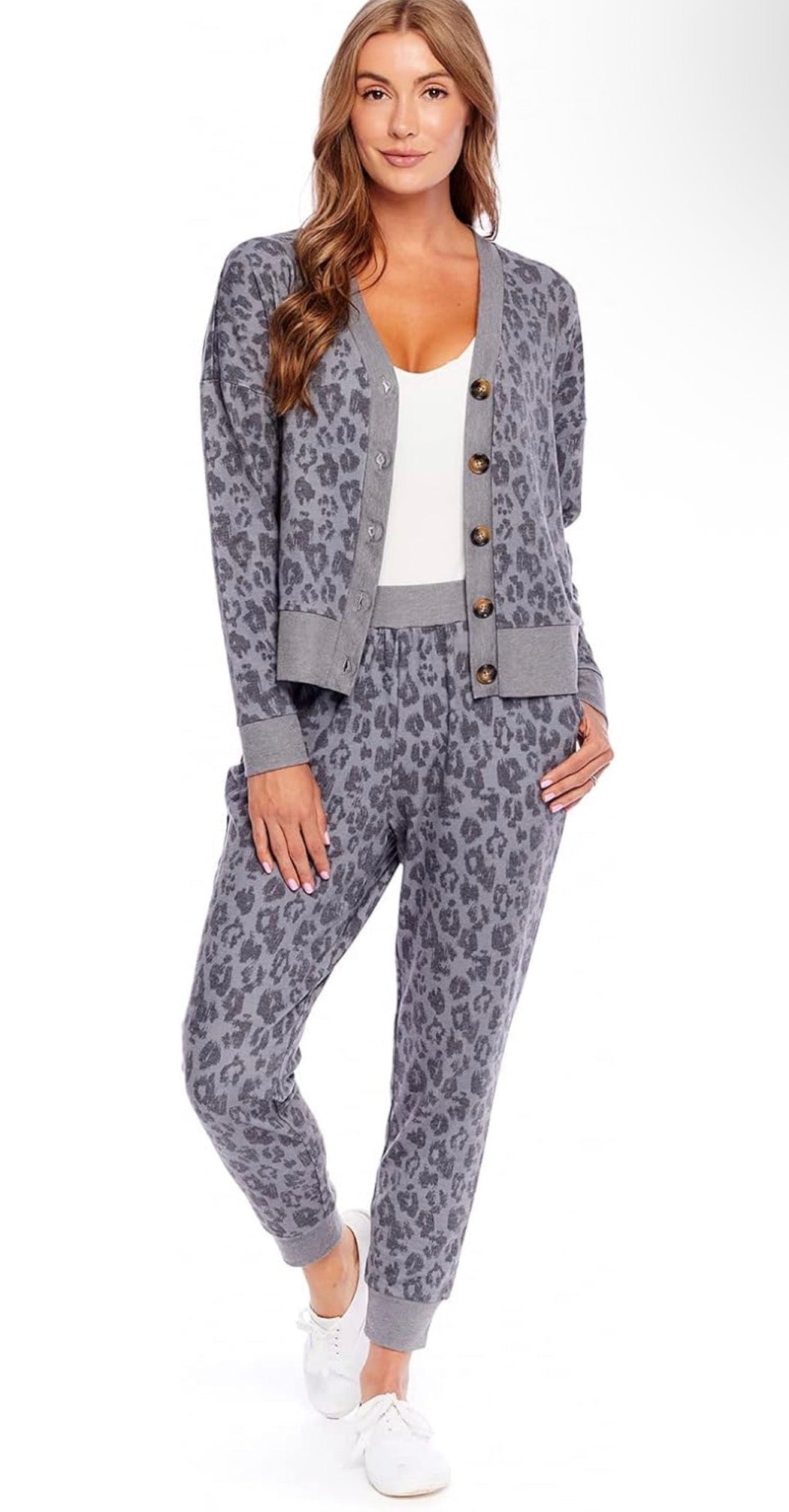 MUD PIE: Kingston Jogger Pants in Black Leopard