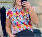 Fun Times Abstract Print Blouse
