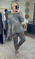 Fanning Jogger Pants in Green Camo