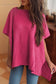 All Again Slouchy Knit Tunic Top