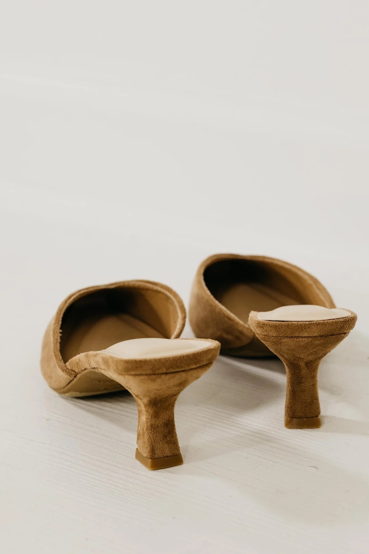 Fancy Feet Kitten Heel Mules