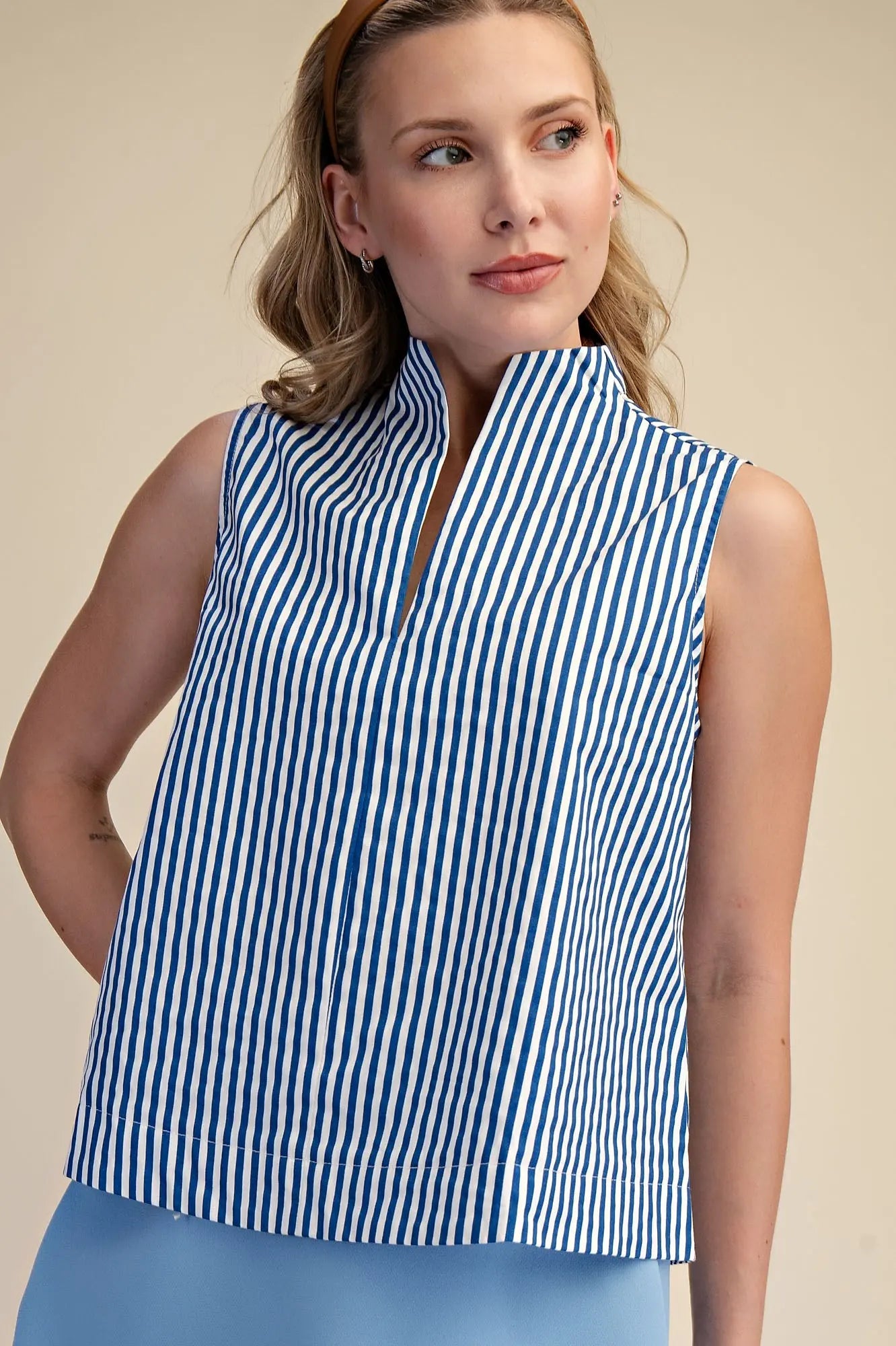Cute in Cape Cod Stripe Blouse