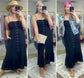 Smock Button Maxi Dress