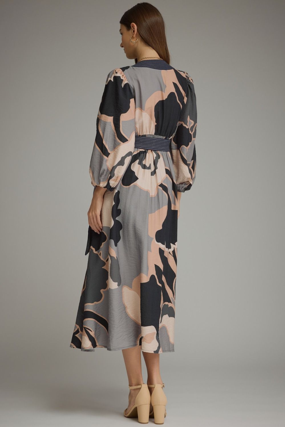 Picasso Perfection Print Midi Dress