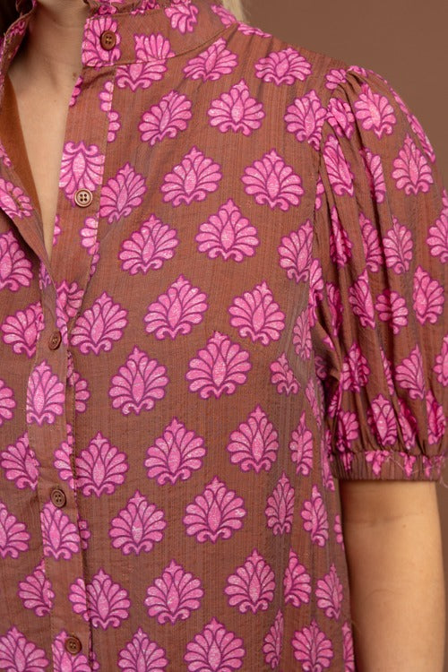 Laurel Lane Button Down Midi Dress