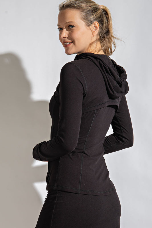 Redefine Yourself Hooded Athleisure Jacket