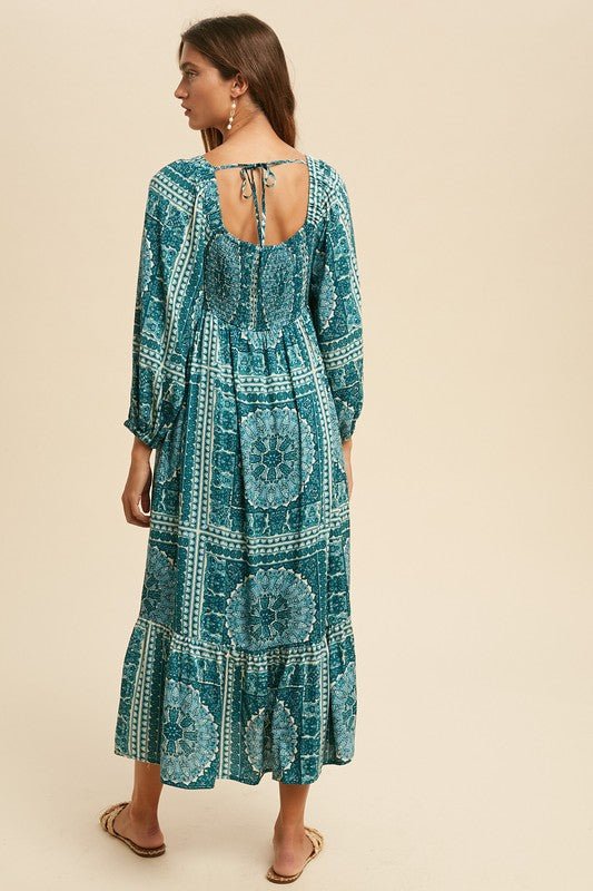 Free And Easy Boho Print Dress