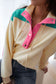 Get It Girl Retro Colorblock Pullover