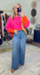 Bright Spot Color Block Knit Top